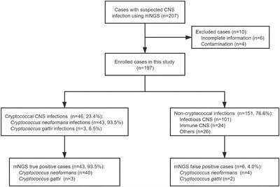 Performance of Metagenomic Next-Generation Sequencing for the Diagnosis of Cryptococcal Meningitis in HIV-Negative Patients